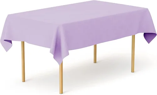 Vista 127 de Pomp - Mantel premium de poliéster con estampado abstracto de 52 x 52 pulgadas cuadradas Tela de fácil cuidado, resistente a arrugas y manchas