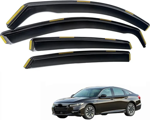 Vista 30 de inchannel - Visera de ventana compatible con Toyota 4Runner 2010-2024, protectores de lluvia, deflector de viento, humo, 4 piezas