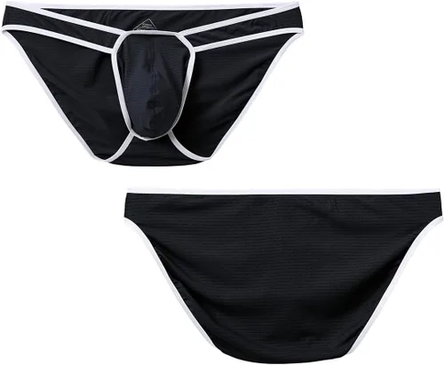 Vista 6 de ZONBAILON Ropa interior para hombre, bolsa elástica, sexy, de tiro bajo, con aumento de abultamiento