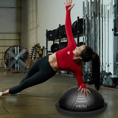Vista 6 de Bosu Pro NexGen 25IN Home Fitness Exercise Gym Balance Trainer with Pump