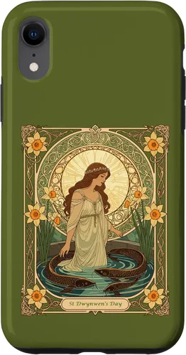Vista 25 de Dwynwen's Well and Sacred Fish Case for iPhone 17