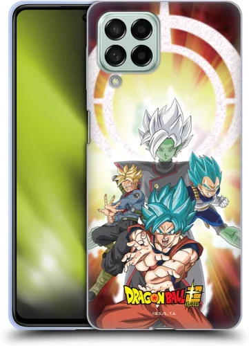 Vista 24 de Head Case Designs Funda de gel con licencia oficial de Dragon Ball Super Group Future Trunks Arc Characters [protección de grado militar] compatible