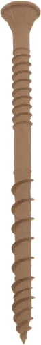 Vista 2 de Simpson Strong Tie DSVT3R5LB #10 Tornillo para madera DSV de 3 pulgadas con protector Quik (Tan) T-25 (caja de 5 libras)