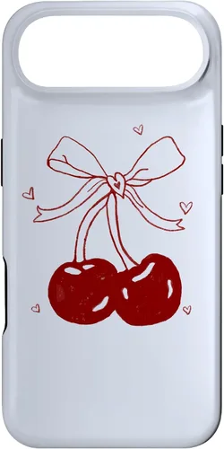 Vista 27 de Cherri Ties Baby Blue Cherry Bow Case for iPhone 17