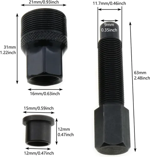 Vista 3 de Extractor de brazo de manivela Ciclismo Bicicletas Bielas de manivela Extractor de mantenimiento