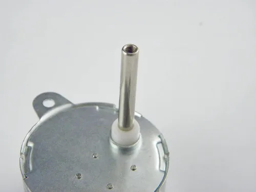 Vista 6 de CHANCS Motor Síncrono TYC-40 CA 12V 5RPM Longitud del Eje 33mm para Decoración de Navidad Micro Motor