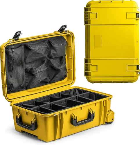 Vista 29 de Seahorse 830 - Funda rígida protectora profesional para cámara, aprobada por la TSA, especificaciones mil, resistente al agua IP67, fabricada