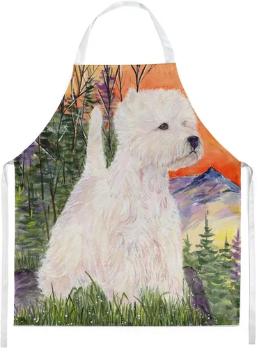 Vista 224 de Caroline's Treasures Delantal unisex Suzanne Staines Dogs Pastor australiano 8283
