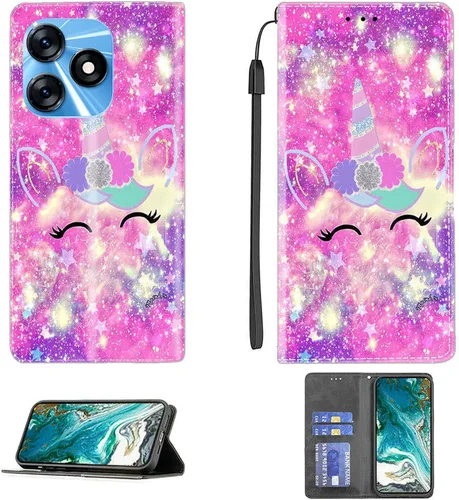 Vista 11 de Aroepurt Funda para UMIDIGI G1 Plus compatible con UMIDIGI G1 Plus Funda para teléfono Funda de piel sintética con función atril magnética CPT15