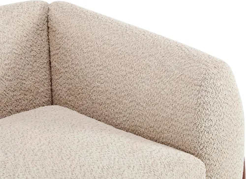 Vista 8 de Christopher Knight Home Almab - Sofá de 82 pulgadas, acogedor sofá tapizado Boucle de 3 plazas, sofá con marco de madera, cómodos sofás para sala