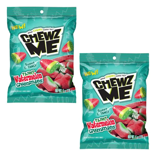 Vista 10 de ChewzMe Gusanos de Gomita Ácida, Dulces de Gomita Ácida, 6 oz (Paquete de 1)