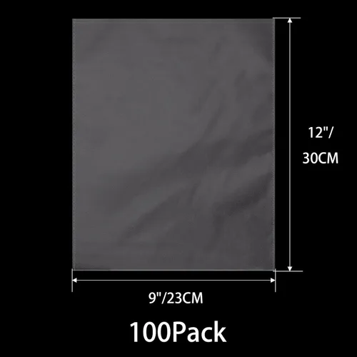 Vista 7 de Awpeye 100 bolsas transparentes de celofán para celofán, buenas para pasteles, panadería, galletas, dulces, postres, palomitas de maíz, postre