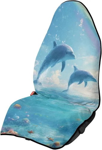 Vista 44 de Fundas de Asiento de Coche con Diseño de Sudadera de Girasol y Bandera Estadounidense para Coche, Camión, SUVs, Protector de Asiento Impermeable