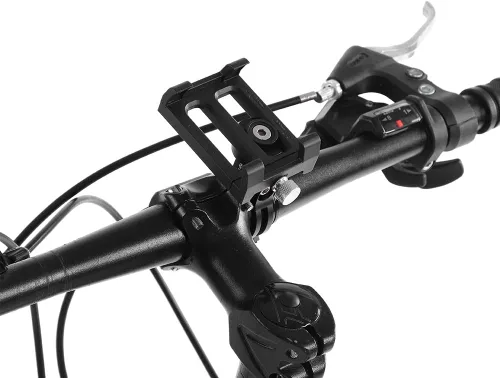 Vista 5 de VGEBY Soporte de teléfono para bicicleta, soporte para manillar de teléfono con rotación de 360 grados