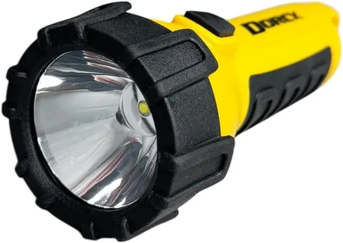 Vista 2 de Dorcy (41-2521) linterna de luz led de 150 lúmenes impermeable y flotante, con gancho mosquetón, color amarillo