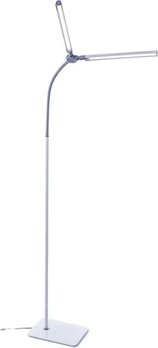 Vista 8 de DuoPro Clamp Lámpara LED con Abrazadera - Luz Diurna de 6,000K, 2,100 Lux a 12", 4 Niveles de Brillo, Pantallas Antirreflejos, Brazo Ajustable