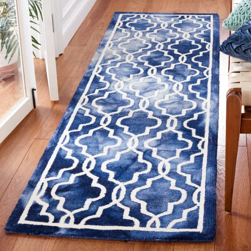 Vista 8 de SAFAVIEH Dip Dye Collection DDY539G - Alfombra decorativa de lana prémium hecha a mano con acuarela marroquí de 2 x 3 pies, color beige/marfil