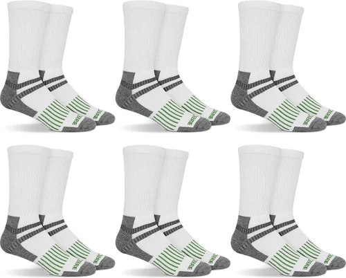 Vista 4 de John Deere 6 pares de calcetines de trabajo para hombre talla 8-12