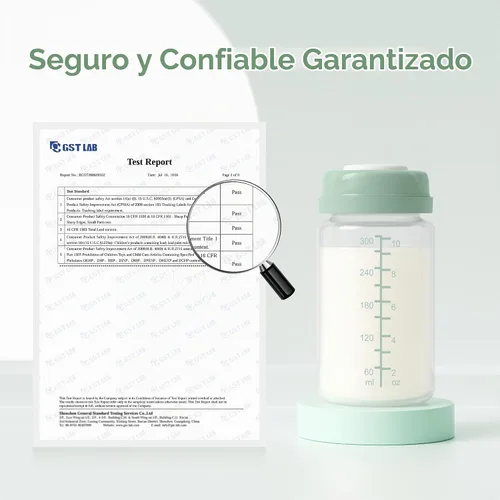 Vista 5 de Botella de almacenamiento de leche materna de 10 onzas, compatible con el enfriador de leche Momcozy de 22 onzas y bombas Spectra, botellas