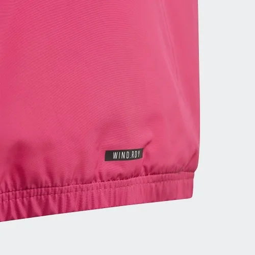 Vista 4 de adidas x Classic Lego Bricks - Chaqueta con cremallera para niños, color burdeos, talla S