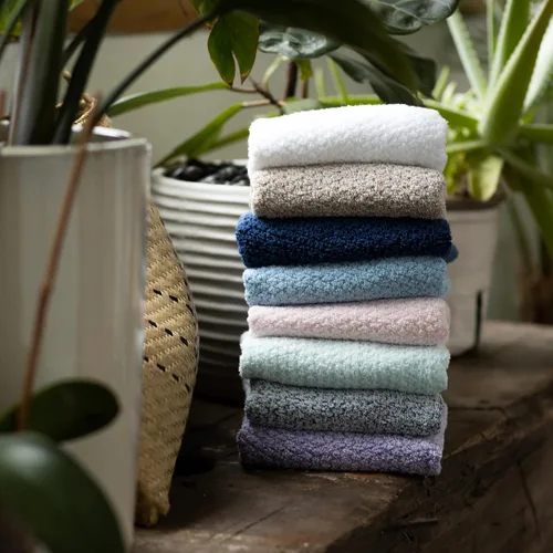 Vista 6 de Juego de toallas de baño Everplush Diamond Jacquard de 6 piezas, toallas de lujo súper suaves y extra grandes, toallas Everplush Diamond Jacquard