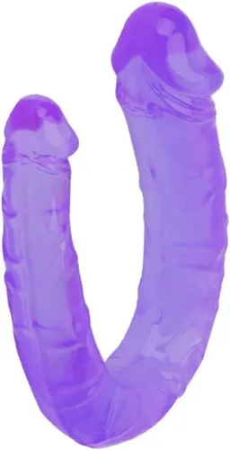 Vista 2 de Juguete sexual para adultos, impermeable, doble dongs, sexo, realista, consolador de pene de polla, anal, tapón de glúteos, masajeador de punto G