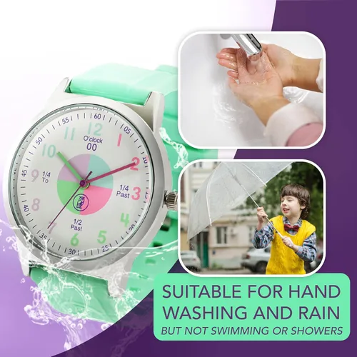 Vista 7 de OWLCONIC Analog Kids Watch - Girls & Boys Watches Ages 7-12 - Kids Analog Watch - Telling Time Teaching Tool - Gift Watches for Girls and Boys