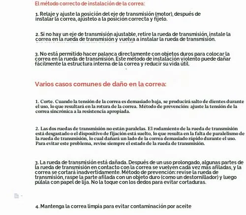 Vista 2 de Correa de transmisión del compresor de aire compatible con Camp-Feld BT012100AV Poly V Belt 1PCS