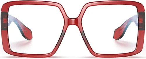 Vista 13 de VISOONE Gafas de bloqueo de luz azul TR90 de gran tamaño, accesorios de moda, sin receta para mujeres, Harvard
