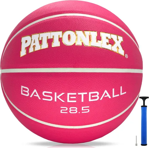 Vista 12 de Basketball Ball – Official Size– Composite Leather Indoor/Outdoor Basketball for Men, Women & Girls, with Pump