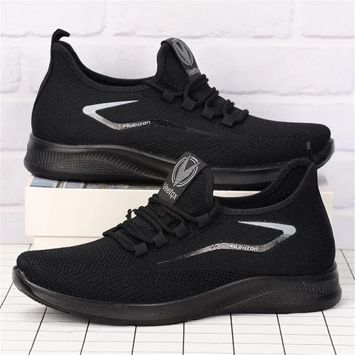 Vista 6 de Zapatos casuales para hombre, zapatos para correr, zapatos de trabajo cómodos de moda, para entrenamiento, pantalones cortos deportivos
