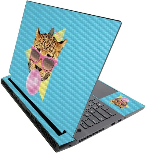 Vista 716 de MightySkins - Skin brillante con purpurina para Alienware M17 R3 (2020) y M17 R4 (2021) - Diversión de los años 90 Acabado duradero con purpurina