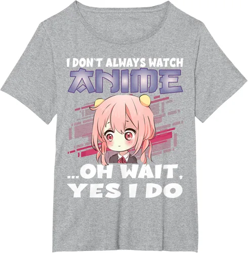 Vista 57 de Ver camiseta japonesa de anime con estampado de anime Girl, Negro, S