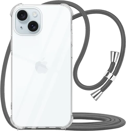 Vista 21 de Funda cruzada para iPhone SE 2/3, correa de cordón ajustable transparente para el cuello para mujer para iPhone 7/8, funda de teléfono TPU suave a