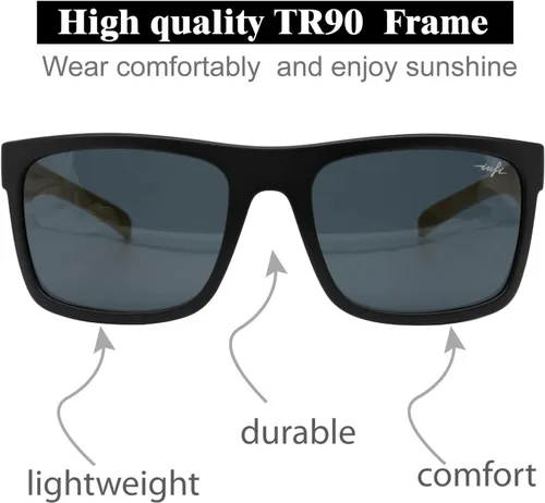 Vista 2 de INFI Gafas de sol polarizadas de pesca para hombre, para conducir, correr, con protección UV400