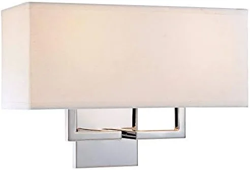 Vista 3 de George Kovacs P472-077, aplique de pared de 2 luces, cromado