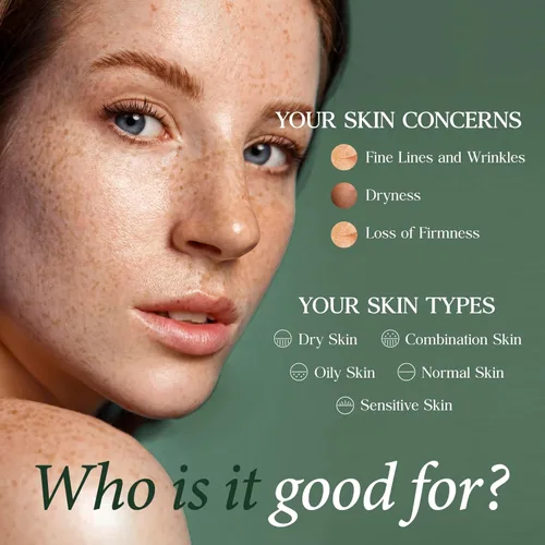 Vista 4 de CLARA'S NEW YORK Suero facial de colágeno con vitamina E – Hidratante, suaviza e ilumina la piel – 1 onza líquida – Fabricado en Estados Unidos
