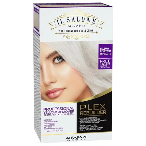 Vista 17 de Il Salone Milano Plex Rebuilder - Crema de color permanente para el cabello, kit de tinte para el cabello negro puro 1.0, salón profesional, calidad