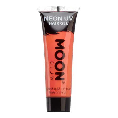 Vista 7 de Moon Glow - Gel para el cabello Blacklight Neon UV - 0.67oz Azul intenso - Color de cabello lavado temporal - ¡Spike and Glow!