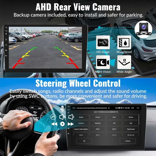 Vista 8 de [8 Core 4G+64G] Qualcomm Radio de coche para Nissan Sentra 2013-2017 estéreo de coche con CarPlay Android Auto, Android 13 10 pulgadas pantalla