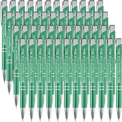 Vista 31 de Bolígrafos personalizados a granel con grabado sin nombre, bolígrafo de impresión personalizada, bolígrafo de metal pastel, regalo personalizado