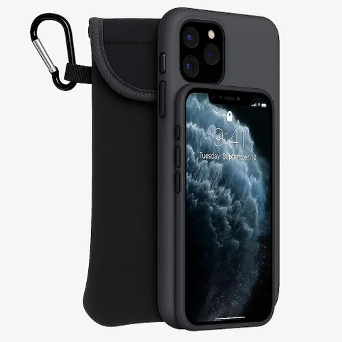 Vista 128 de Miracase - Funda magnética para teléfono 17 (compatible con MagSafe) con protector de pantalla de grado militar, funda mate translúcida antihuellas
