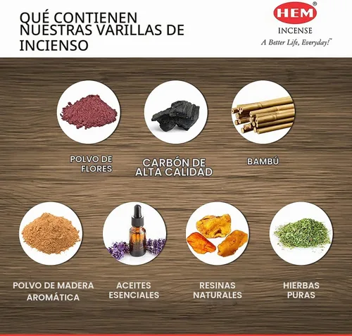 Vista 4 de Hem Eucalipto para limpiar y relajar varillas de incienso – Paquete de 6 (20 varillas cada uno)