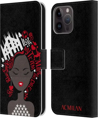 Vista 106 de Head Case Designs Officially Licensed AC Milan Dream Big Children Leather Wallet Case Compatible with Apple iPhone 11