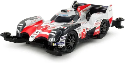 Vista 4 de Tamiya 18652 1/32 Jr Racing Mini 4WD Toyota Gazoo Racing TS050 Kit, con chasis MA