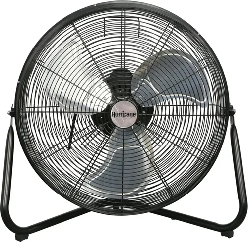Vista 13 de Hurricane Pro - Ventilador de metal de alta velocidad, Negro, 16