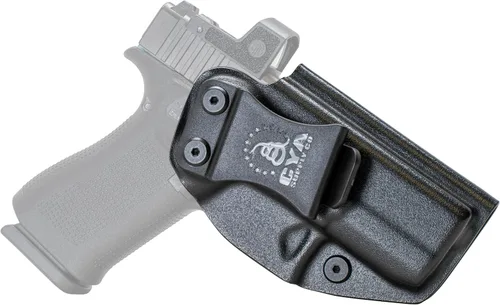 Vista 90 de CYA Supply Co. - Fundas IWB Black Optics Ready - Múltiples ajustes - Propiedad de veteranos - Fabricado en Estados Unidos