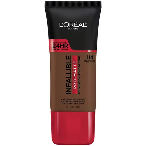 Vista 34 de L'Oreal Paris Cosmetics Makeup Infallible Pro-Matte - Base líquida de larga duración, True Porcelain, 1 onza líquida.