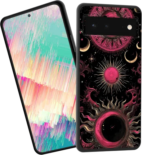 Vista 23 de Funda delgada para Google Pixel 4 XL, funda delgada de silicona de TPU suave a prueba de golpes para Google Pixel 4 XL, cruz negra