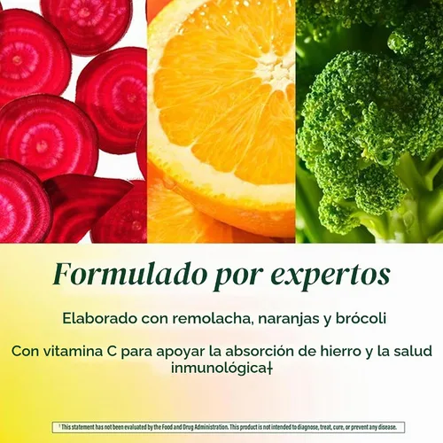 Vista 6 de MegaFood Suplemento de hierro constructor de sangre, apoyo energético, 60